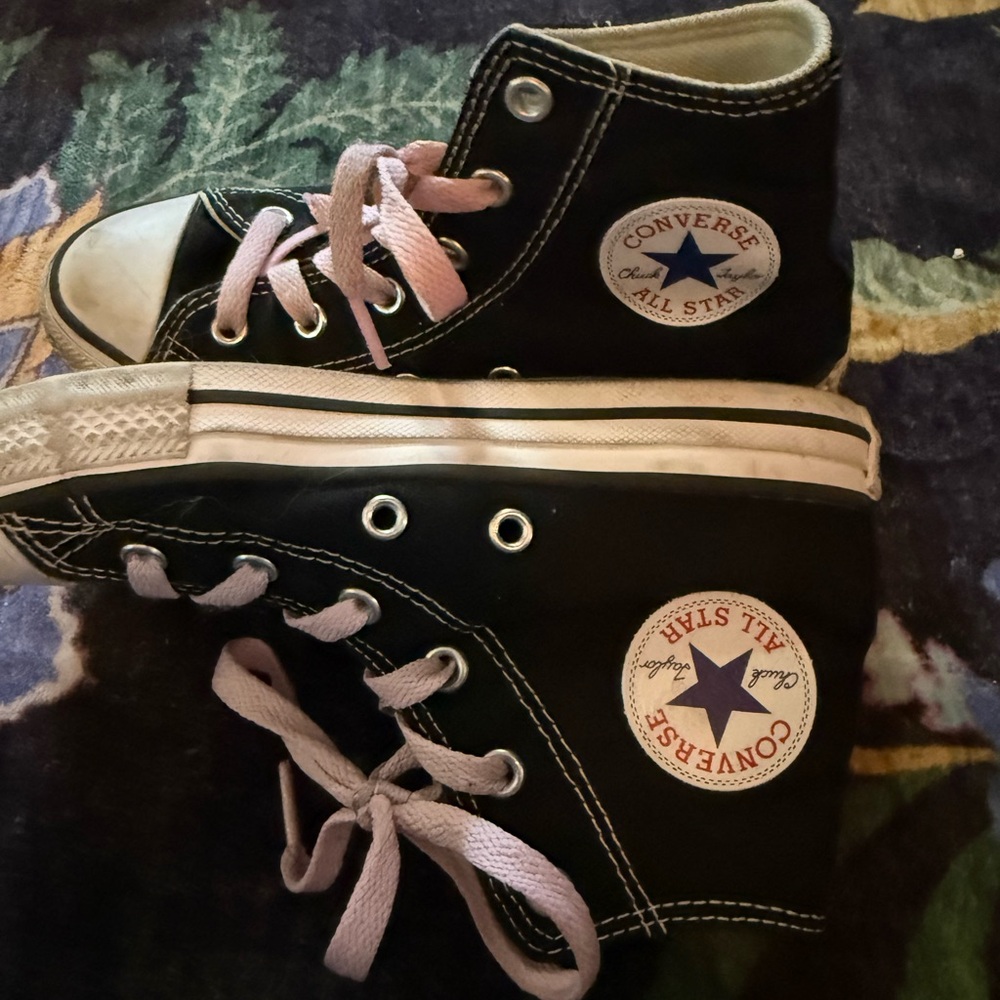 Converse Kids Black and White High-Tops